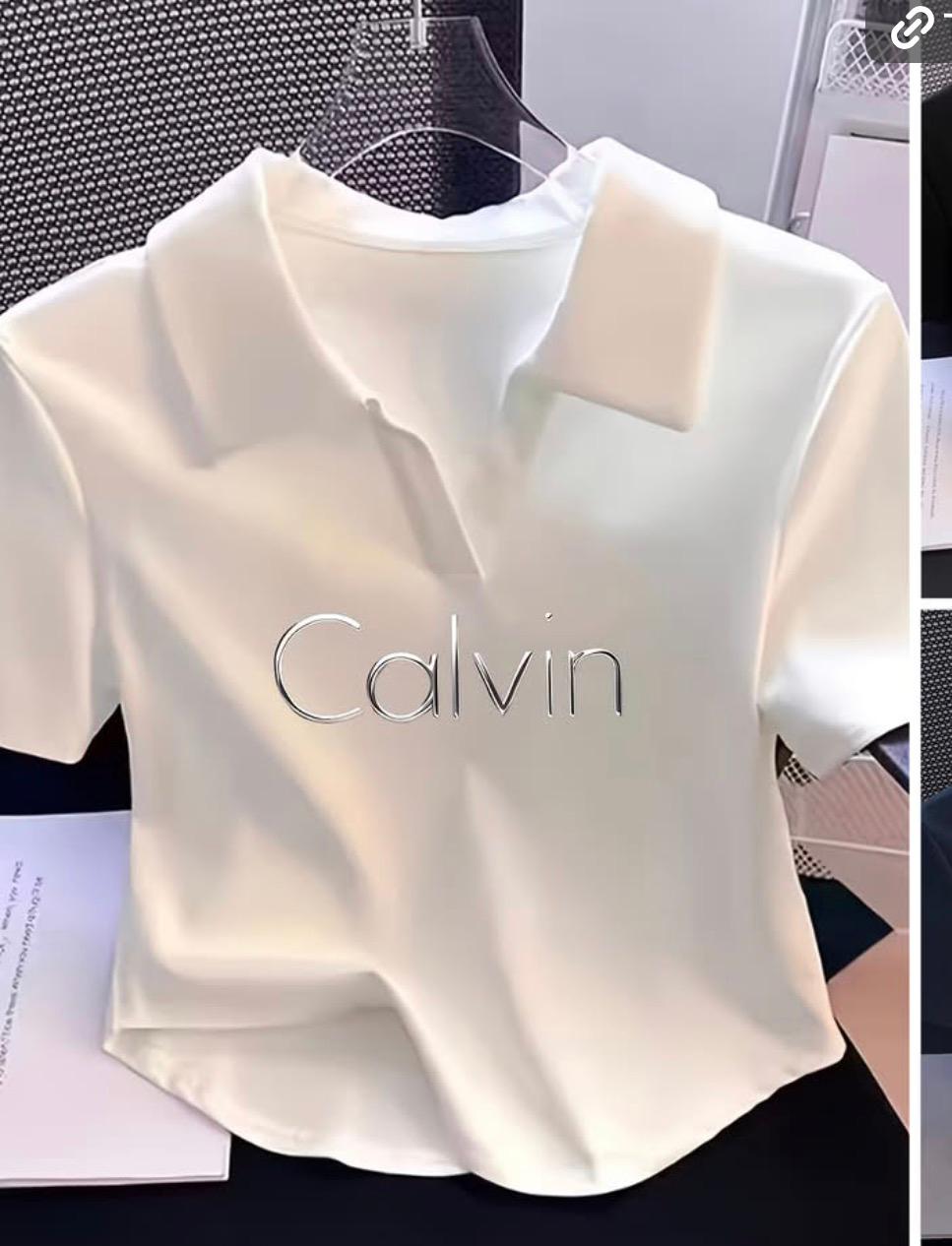 Calvin Cropped Polo